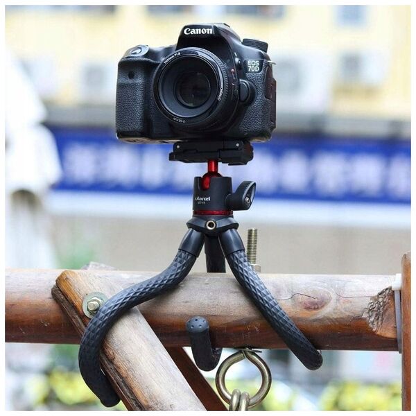 Statyw Apexel Giętki Statyw Elastyczny 3w1 Uchwyt Pilot Bluetooth Do Telefonu Smartfona / Aparatu Dslr / Kamery Gopro Sjcam Xiaomi Dji Insta360 / Apl-jj025
