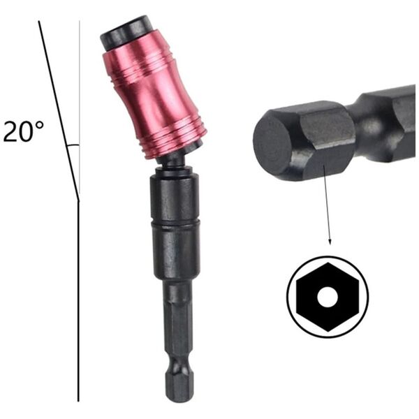 ATL NZ39 Uchwyt magnetyczny 1/4" kątowy