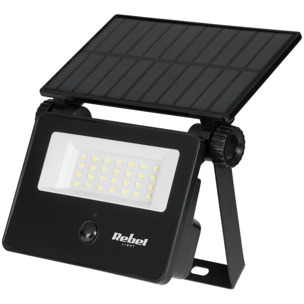 Rebel Lampa solarna z czujnkiem zmierzchu i ruchu
