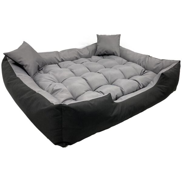 AIO Europe Legowisko dla psa ECCO 130x100 / 145x115 cm szaro-czarne