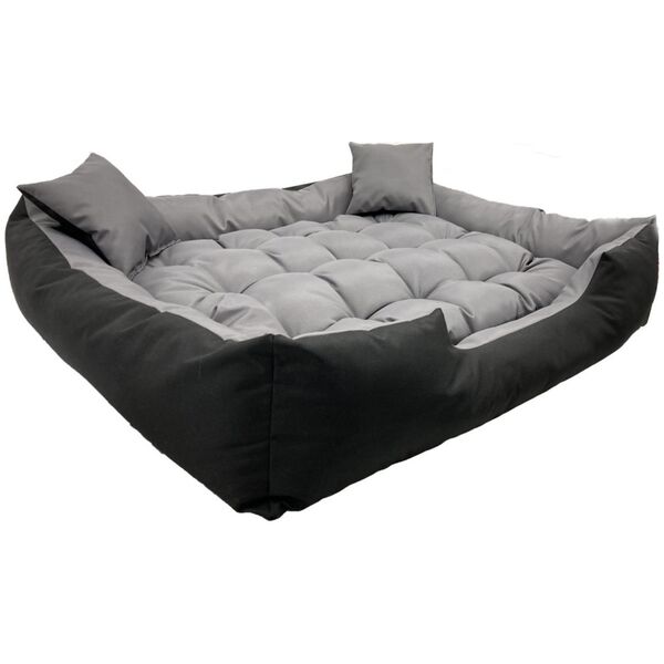 AIO Europe Legowisko dla psa ECCO 130x100 / 145x115 cm szaro-czarne
