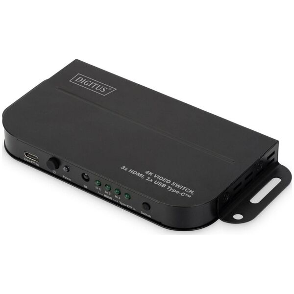 Przełącznik Digitus DIGITUS 4K Video Switch, 3x HDMI, 1x USB Type-CÖ