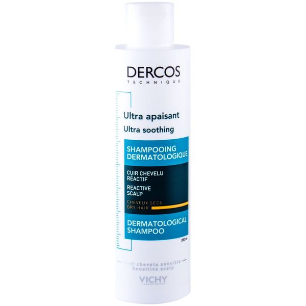 Vichy Vichy Dercos Ultra Soothing Dry Hair Szampon do włosów 200ml