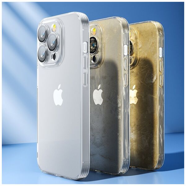 Joyroom Joyroom 14Q Case etui iPhone 14 Pro obudowa pokrowiec z osłoną na aparat przezroczysty (JR-14Q2 transparent)