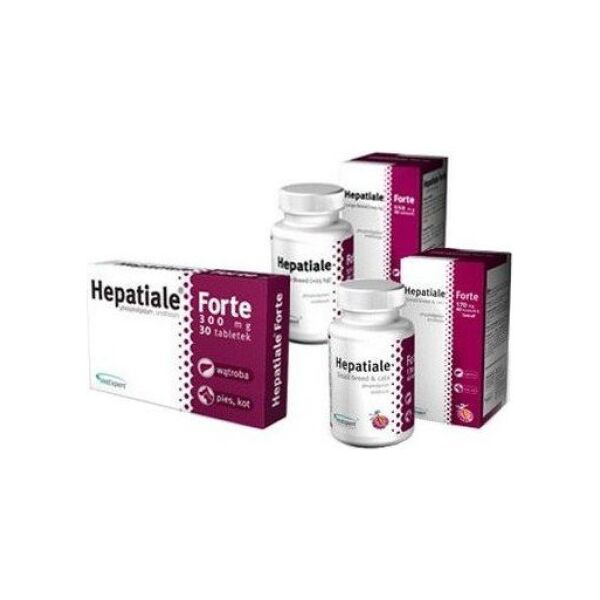 VetExpert Hepatiale Forte Large Breed (duże psy) 40 tabl.