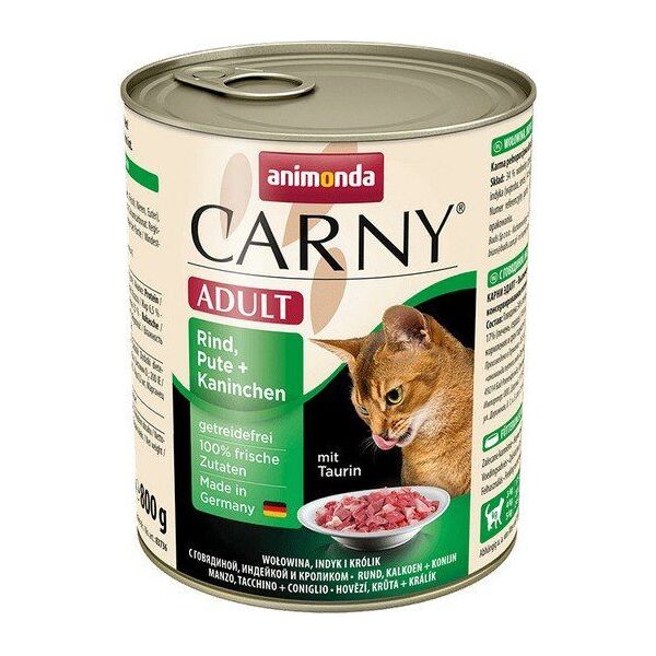 Animonda Carny Wołowina, indyk, królik 800g