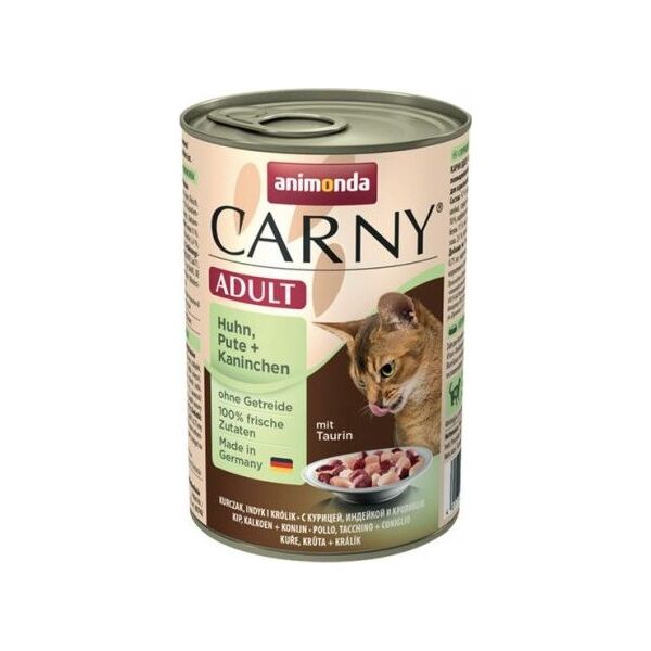 Animonda Carny Karma Adult Kurczak + Indyk + Królik puszka 400g