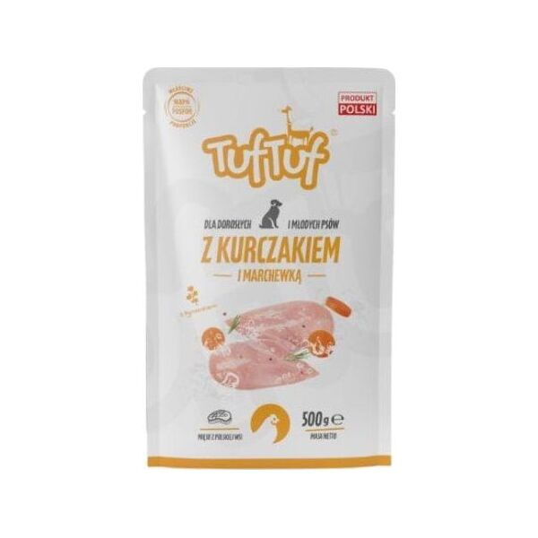 BULT TUF TUF Saszetka mielonki dla psa Kurczak z Marchewką 100g