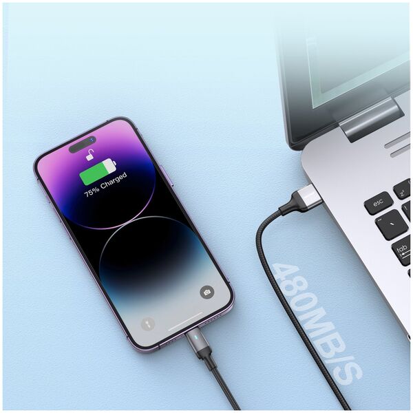 Kabel USB Joyroom USB-A - Lightning 3 m Czarny (JYR665)