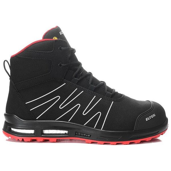 Sourcing Boots ELTEN ENNO XXT Pro Mid ESD S3S, μαύρο/κόκκινο 44 13203587 4030839364109