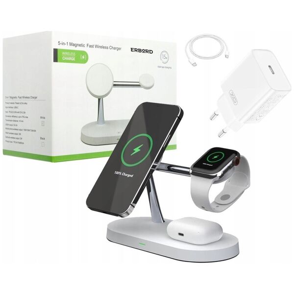 Ładowarka Blow Ładowarka sieciowa indukcyjna 15W WCH-08 do Iphone Apple Watch