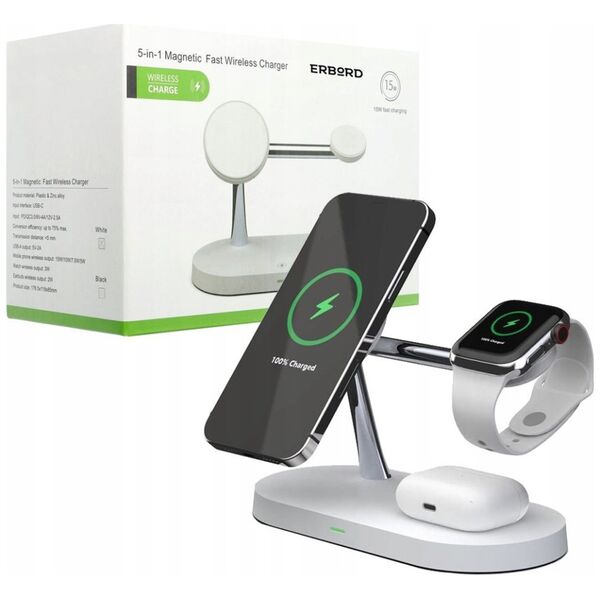 Ładowarka Blow Ładowarka sieciowa indukcyjna 15W WCH-08 do Iphone Apple Watch