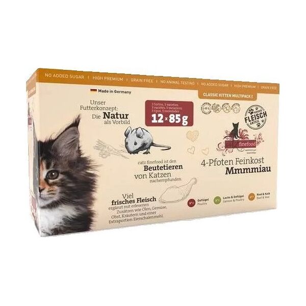 Catz Finefood Catz Finefood Karma Dla Kociąt Mix Saszetki 12x85g