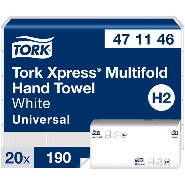 Χαρτί πετσέτας Garmin Leaflet Tork Xpress Multifold Universal H2 2 στρώσεις, 23,4 x 21,3 cm (20 τμχ) 13283657 7322540759310