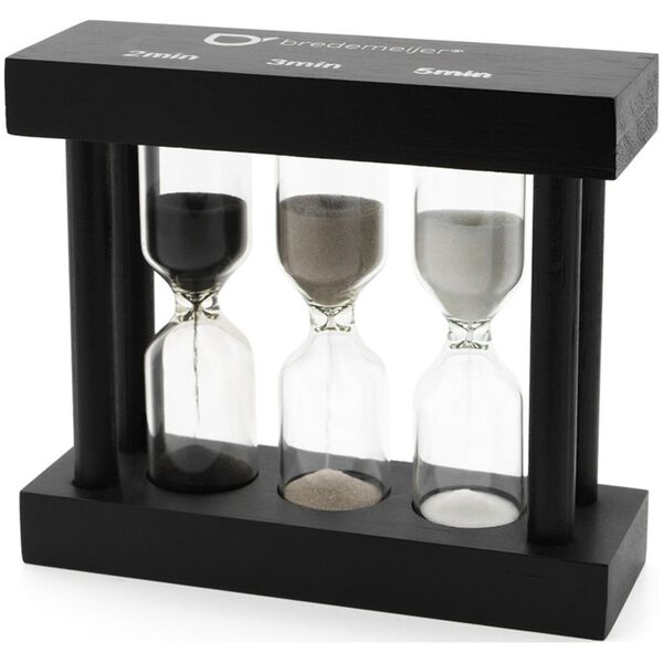Bredemeijer Bredemeijer Tea Timer 3πλάσιο μαύρο 2/3/5 λεπτά 195005 13289591 8720052013170
