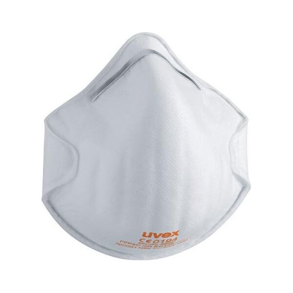 Uvex Respiratorius Uvex Silv-Air Classic 2210 FFP2, puodelio tipo su vožtuvu, baltas, 3 vnt mažmeninėje pakuotėje 13462642 4031101956022