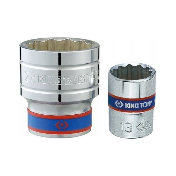 Zestaw narzędzi King Tony ZESTAW NASADEK 1/4"+1/2" 96cz. 12-kąt. Z AKCESORIAMI, CHROM + NARZĘDZIA UNIWERSALNE King Tony