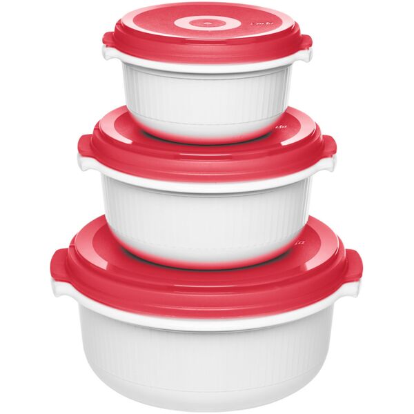 Emsa Emsa Micro Family Mikrowave Starter Set red 3 pcs.