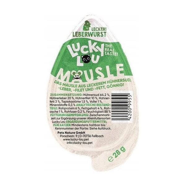 PENNY MARKT Lucky Lou Mausle Kiełbasa z wątróbki 28g