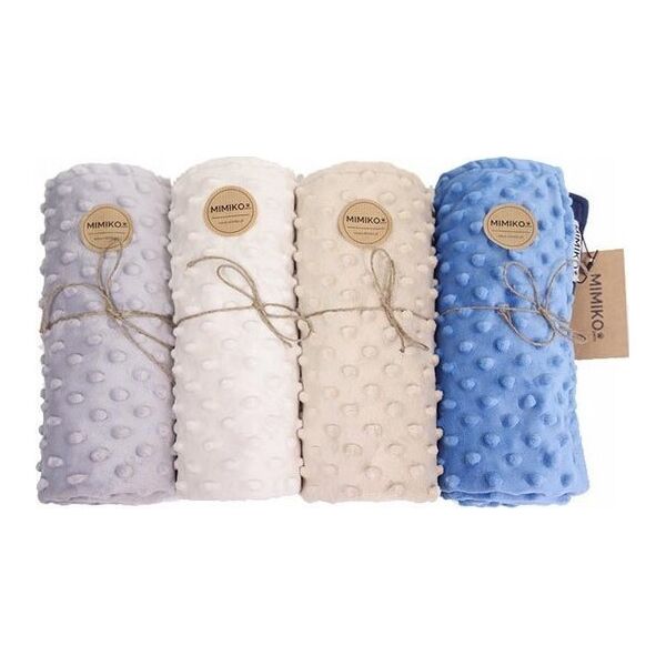 Mimikoko MIMIKO Pets Kocyk Minky-Dot 100x75cm beżowy