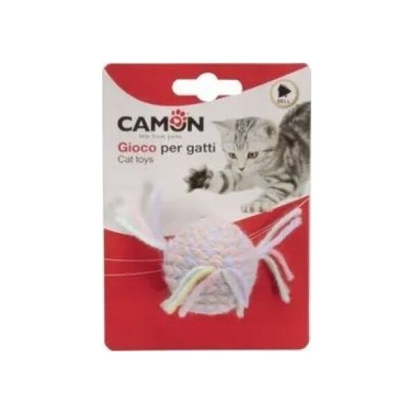Camon Camon Cat Toy Piłeczka z włóczką i dzwonkiem