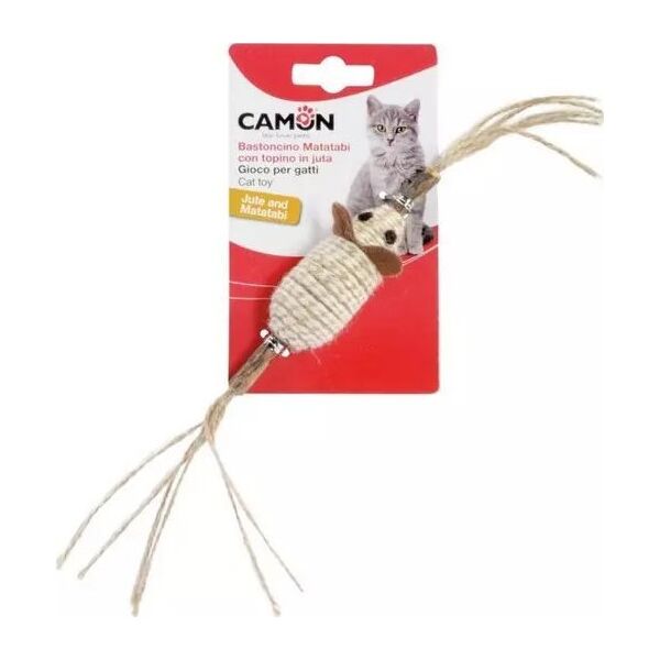Camon Camon Cat Toy Matatabi Kij z myszą jutową