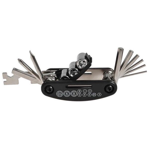RockBros 16w1 Narzędzie wielofunkcyjne MultiTool do naprawy rowerów - czarne 16w1 Narzędzie wielofunkcyjne MultiTool do naprawy rowerów - czarne