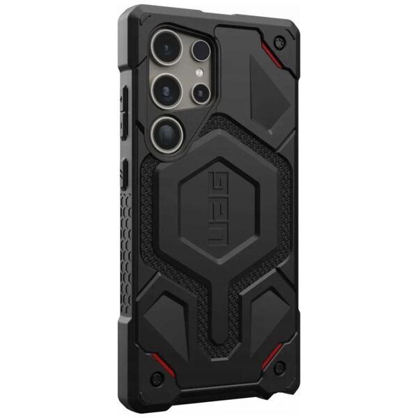 UAG Urban Armor Gear futerał MONARCH PRO z wbudowanym modułem magnetycznym do SAMSUNG S25 Ultra 5G kevlar black