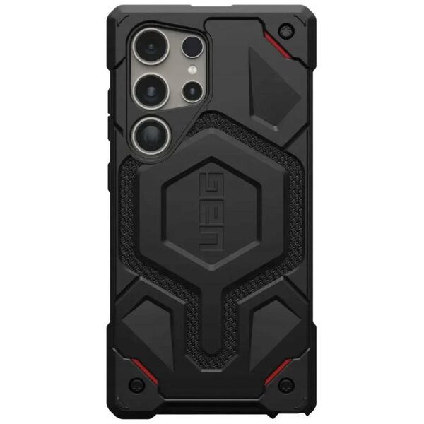 UAG Urban Armor Gear futerał MONARCH PRO z wbudowanym modułem magnetycznym do SAMSUNG S25 Ultra 5G kevlar black