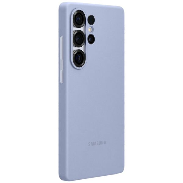 Samsung Silicone Case für Galaxy S25 Ultra, Light Blue
