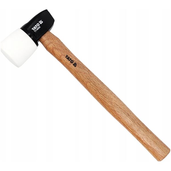 YT.HAMMER WITH WHITE RUBBER STRIKER