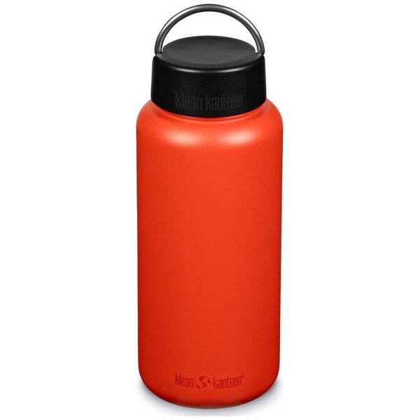 Klean Kanteen Kanteen Wide (mit Wide Loop Cap), 1182ml/40oz, Tiger Lily