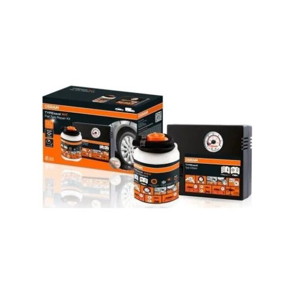 Kompresor samochodowy Osram Osram TYREseal KIT OTSK4 automobilinė elektrinė pompa su padangų sandarikliu