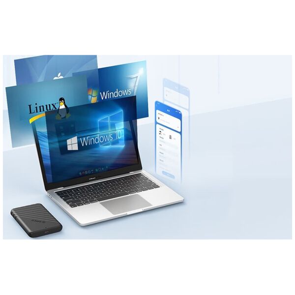 Kieszeń Orico Obudowa dysku HDD / SSD 2,5" Orico, 6 Gbps, USB-C 3.1 Gen1 (czarna)