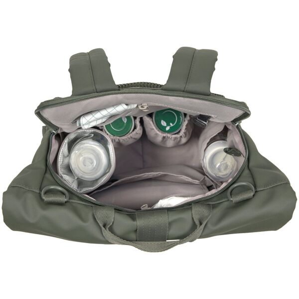 Lassig Green Label Rolltop Up Backpack Olive zielony