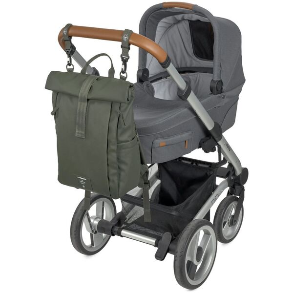Lassig Green Label Rolltop Up Backpack Olive zielony