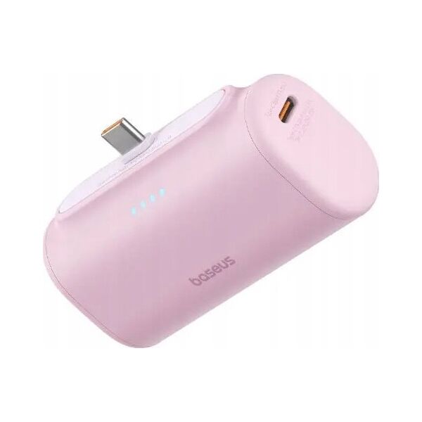 Powerbank Baseus Compact USB-C 5000mAh, 20W (różowy)