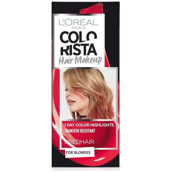 L'Oreal Paris L'Oreal Paris, Μακιγιάζ μαλλιών Colorista, Ημιμόνιμη Βαφή Μαλλιών, #REDHAIR, 30 ml για γυναίκες 13077611 3600523617272