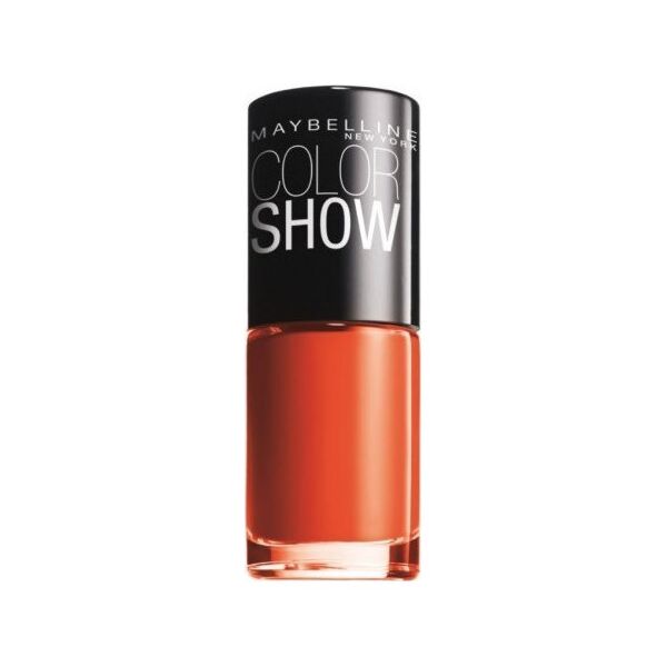 Maybelline  Maybelline, Color Show 60 Seconds, Nail Polish, Nr. 341, Orange Attach, 7 ml For Women