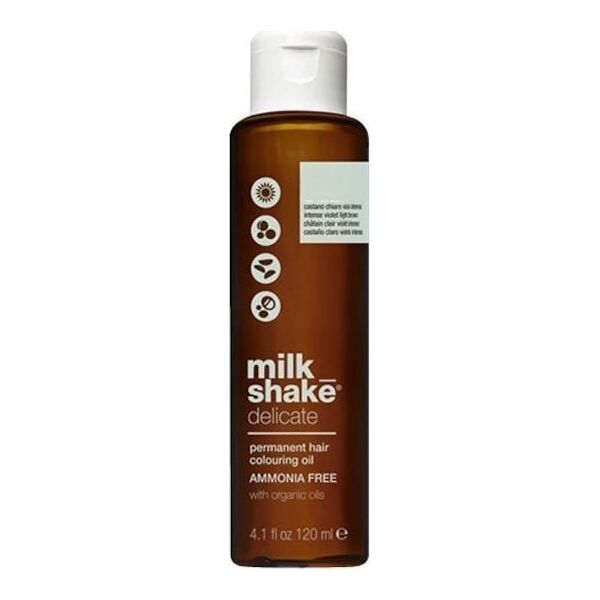 Milk Shake Milk Shake, ευαίσθητο, χωρίς αμμωνία, μόνιμο λάδι βαφής μαλλιών, 7.E, 120 ml για γυναίκες 13080024 8032274010524
