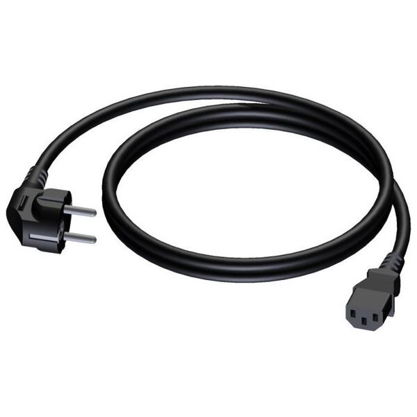 Καλώδιο τροφοδοσίας Procab PROCAB CAB490/0.7 Καλώδιο ρεύματος - schuko αρσενικό - ευρώ power θηλυκό - 0,75 m 13299135 5414795000711