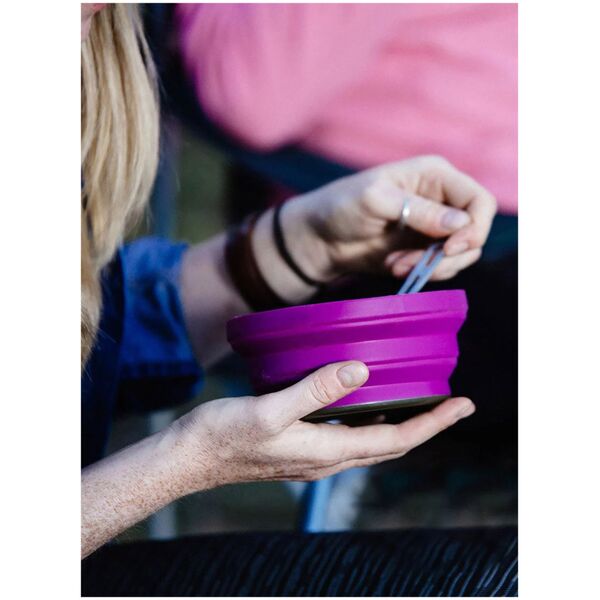 Lifeventure Silicone Ellipse Flexi-Bowl, Μωβ 13302525 5031863755290