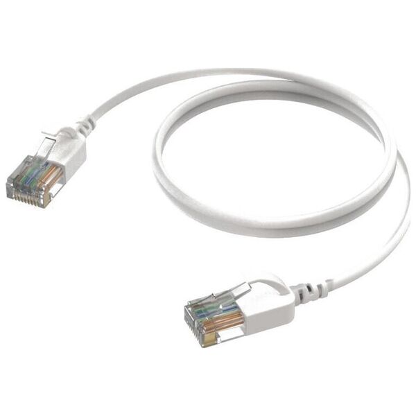 Καλώδιο δικτύου Procab PROCAB CSD560W/0.5 Slimline - CAT6A RJ45 - RJ45 U/UTP λευκή έκδοση - 0,5 mA 13336348 5414795047310