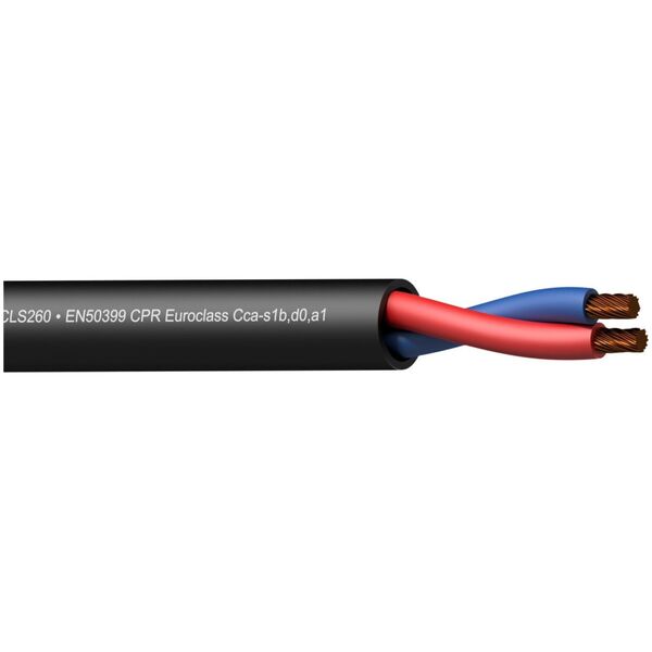 Καλώδιο Procab PROCAB CLS260-CCA/3 Καλώδιο ηχείων - 2 x 6 mm; - 10 AWG - CPR Euroclass Cca300 m 13337644 5414795047969