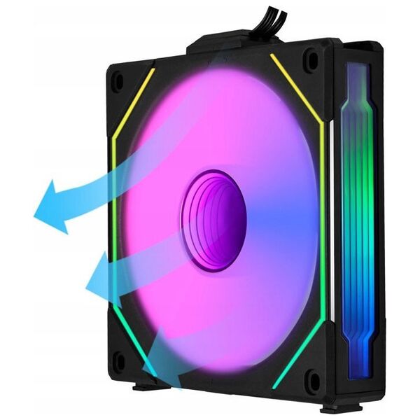 Wentylator Lian Li UNI FAN SL-INF 120 RGB Reverse Blade (UF-RSLIN120-1B)
