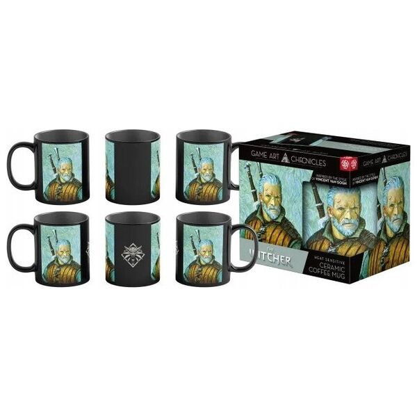 Cenega The Witcher Geralt & Vincent van Gogh miseczka Czarny, Wielobarwny Uniwersalne 1 szt.