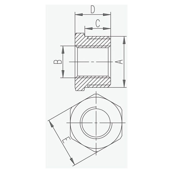 Ferro Redukcja mosiężna 2x11/4" R11Z