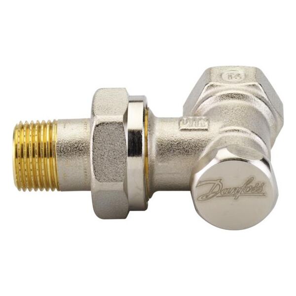 Danfoss Zawór grzejnikowy kątowy 3/4" RLV-S 10 odcinający - 003L0121