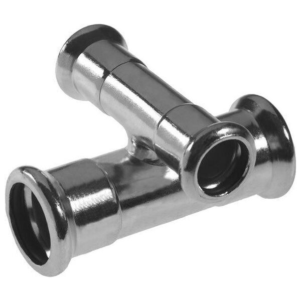 KAN-therm Czwórnik 90° przelotowy 28x15x28x15mm stalowy - 620713.5