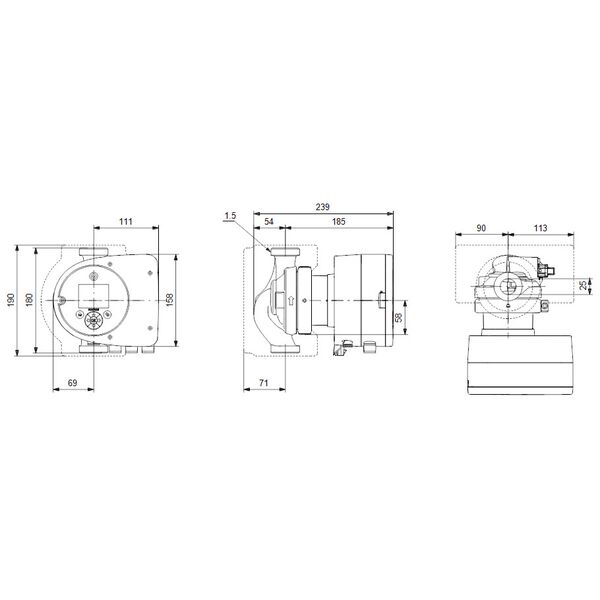 Grundfos Pompa CO Magna 3 25-60 (97924245)